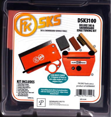Kunzmann DELUXE SKI & SNOWBOARD TUNING KIT - FK/SKS tools-