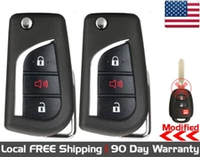 2x New Replacement Key Fob For Select Toyota HYQ12BDM H Chip (Read Description)