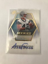 2006 Upper Deck SPX Anthony Fasano Auto RC Dallas Cowboy #0081/1299