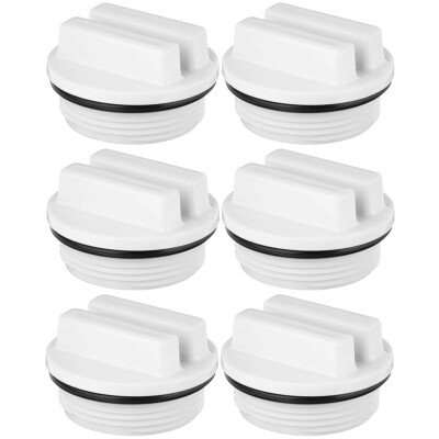 XtremepowerUS 6 PK 1.5'' Pool Filter Drain Plug Winterizing Plug Sand Pool Filter