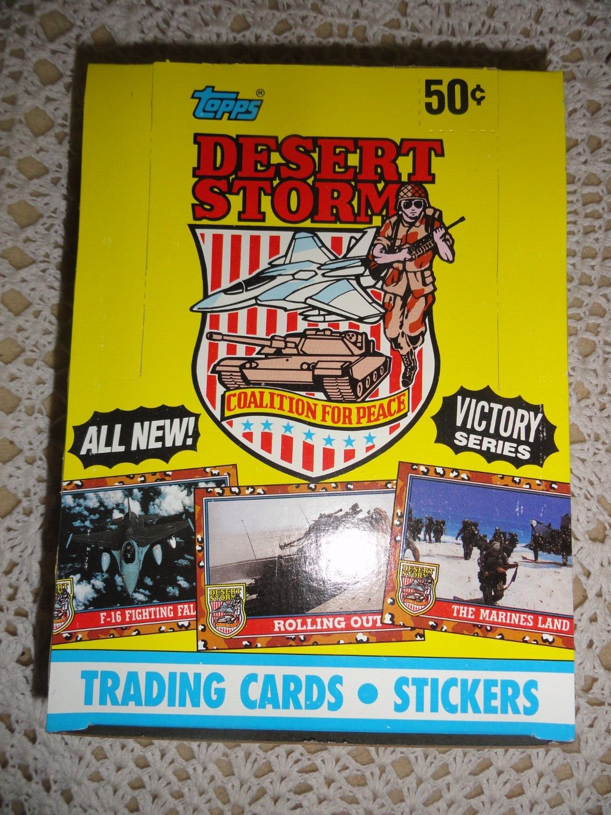 1991 DESERT STORM VICTORY SERIES FULL BOXES 36CT