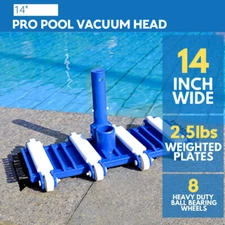 Pool Vacuum Head Cleaner HOSE Brush Sweep Broom Swim Skimmer Accessories TOOLS