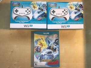 NEW Pokken Tournament Nintendo Wii U Includes Shadow Mewtwo Amiibo Card Pokemon | eBay