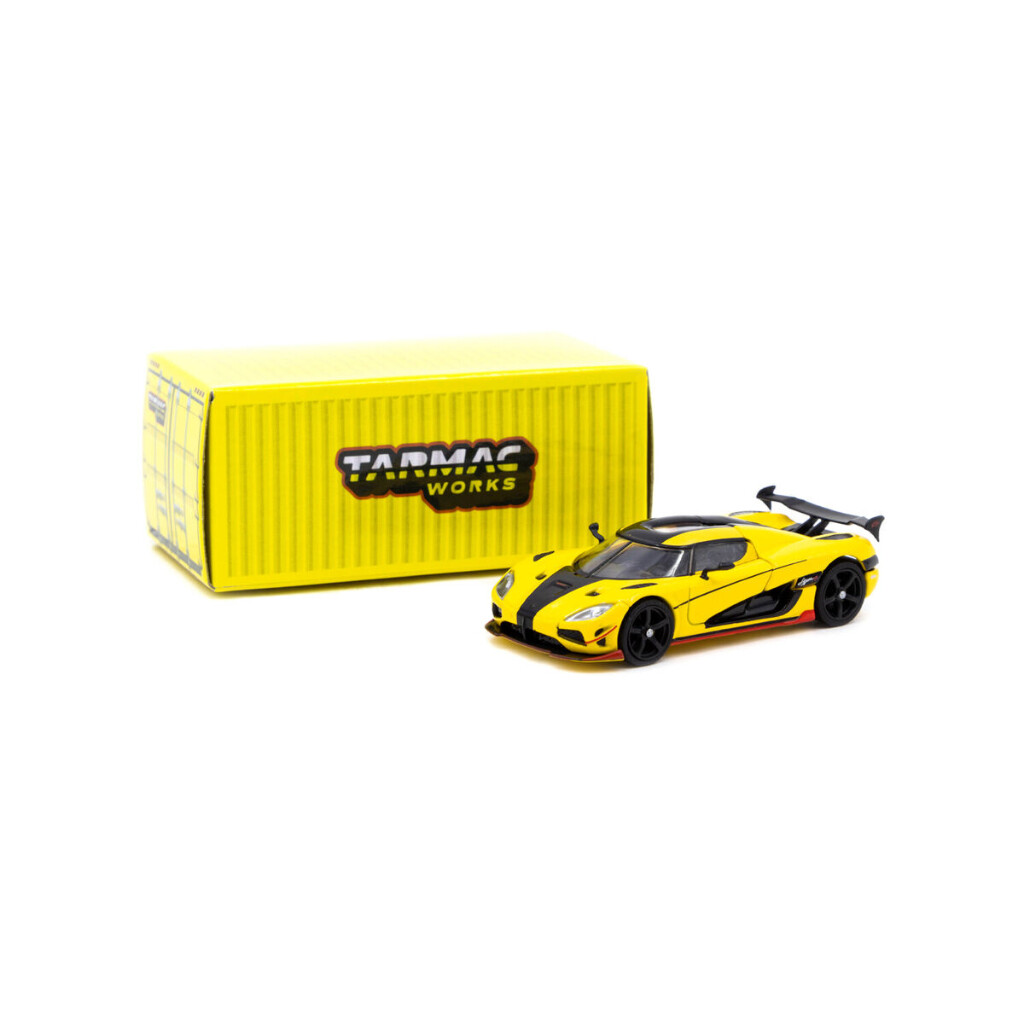 KOENIGSEGG AGERA RS YELLOW Car Model Diecast Collection tarmac