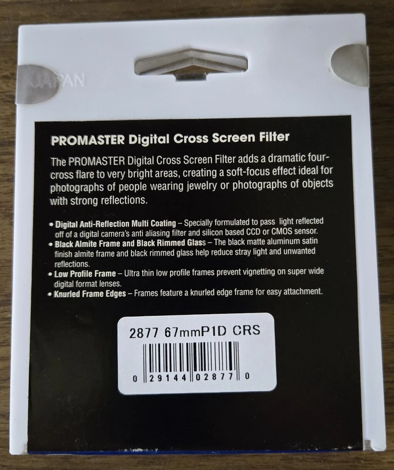 Promaster Digital Cross Screen Filter For 67mm Lens - Image 2 of 2