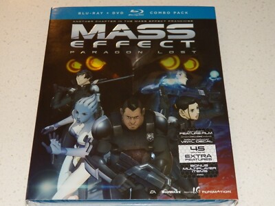 MASS EFFECT Paragon Lost Blu-Ray + DVD 2-Disc Set with Slipcover NEW SEALED