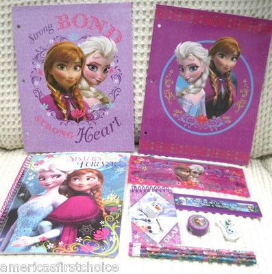 UNISEX NEW DISNEY FROZEN ELSA ANNA SCHOOL SUPPLY