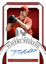 2019 National Treasures #PWS-DH Dakota Hudson Player's Weekend Signatures #/99