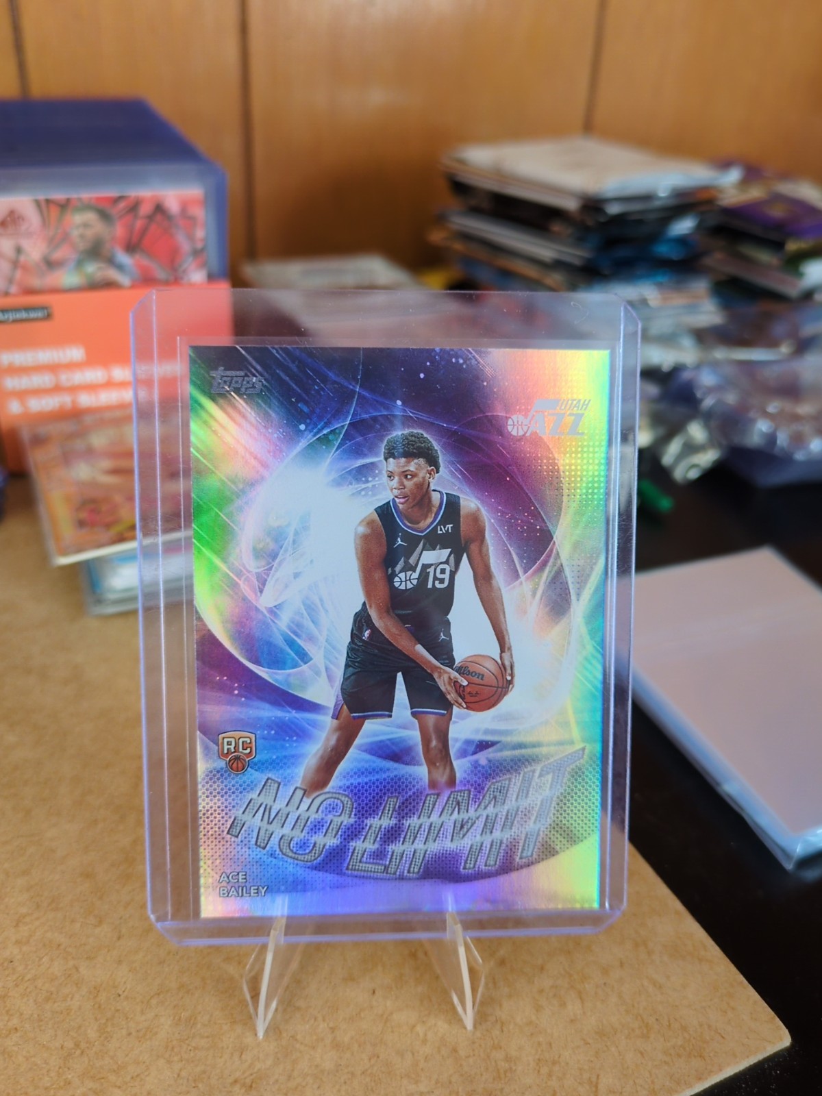 2025-26 Topps - No Limit Ace Bailey #NL-5 Rainbow Foilboard (RC)
