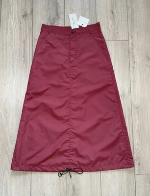 Comme des Garçons S/S 06  A Line Tech Nylon Maxi Skirt Size Medium / 26  Waist