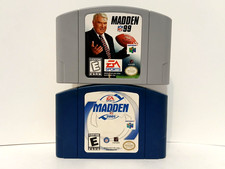 Madden NFL 99 & Madden NFL 2001 (Nintendo 64, N64) Authentic! Carts Only