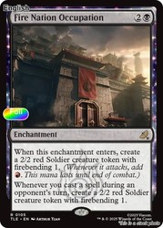 Fire Nation Occupation - Foil - Avatar: The Last Airbender: Eternal-Legal
