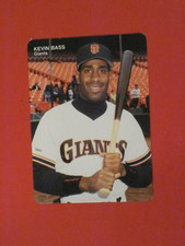 1990 Mother's Cookies #24  Kevin Bass  /  San Francisco Giants