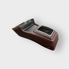 Bisel de palanca de cambios de consola central delantera Accord 90-91 con portavasos granate OEM