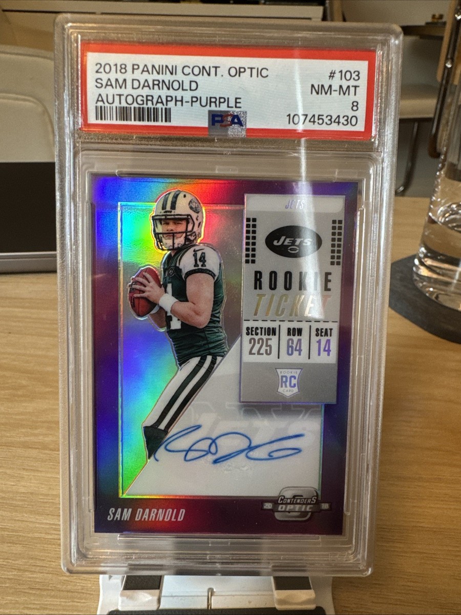 2018 Panini Contenders Optic - Rookie Ticket Auto Sam Darnold
