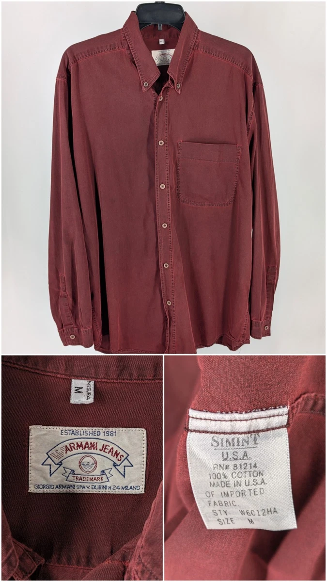 Giorgio Armani Red Clothing for Men for sale | eBay