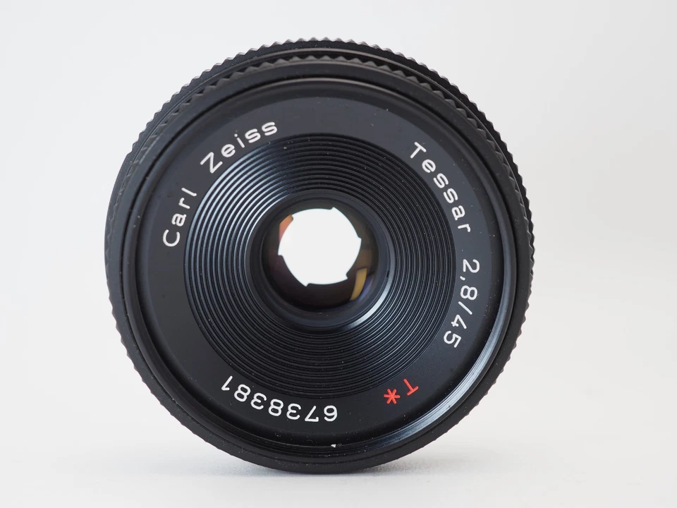 Contax Carl Zeiss Tessar T 45mm F2.8 AEJ MF Pancake Lens J165 #Black Friday SALE - Image 3 of 4