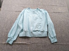 Old Navy Sweatshirt Women's Sz Small Petite Classic Length Light Blue NWT