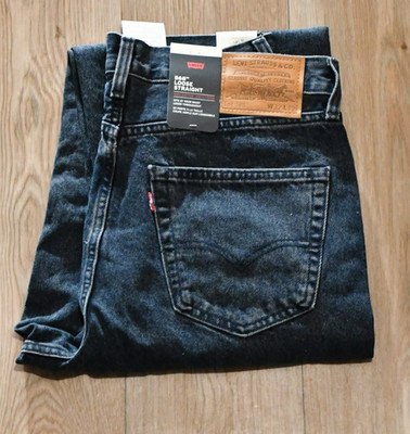 Levis 568 Loose Straight Jeans Navy Blau W32L32