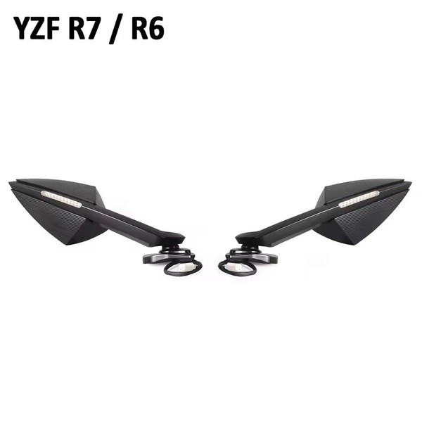 RüCkspiegel Schwarz FüR Yamaha YZFR7 21-25, YZF R6 17-20, YZFR1 R1 15-19-image