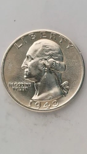 1943-D United States, Uncirculated, Washington Quarter