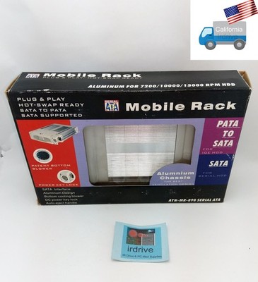 ATN-MR-898 3.5'' HotSwap IDE/Serial ATA Hard Drive Mobile Rack Aluminum Chassis