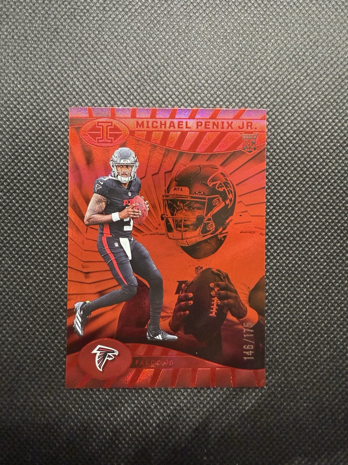 2024 Panini Illusions Michael Penix Jr. Rookie Red /175 #4 Falcons RC