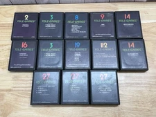 LOT OF 13 Atari Tele-Games Series Misc Auto Racing Vegas Gunslinger Math Maze