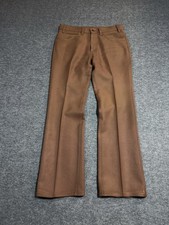 VINTAGE Levi's 517 Saddleman Men Pants 32x30 Brown Bootcut 80s USA