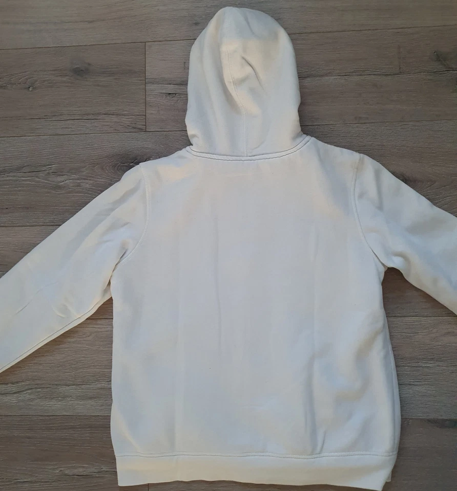 Sweatshirtjacke  Kapuzenjacke Hoodie Damen gefüttert creme-weiß Gr. M - Bild 4 von 4