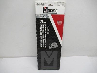 MK Morse ZWEP441418MC Portable Band Saw Blade 14/18 TPI, 44-7/8'', 3pk