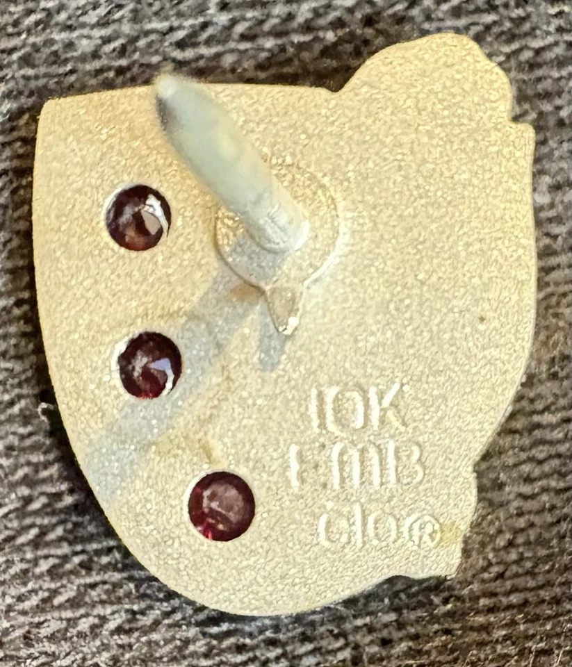 OC Tanner Service Emblem Pin 10K Rubies Clutch & Tie Clip NIB - Image 2 of 4