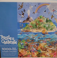 Ceaco Gale Pitt Puzzle Alphabet Challenge 1000 Pc New