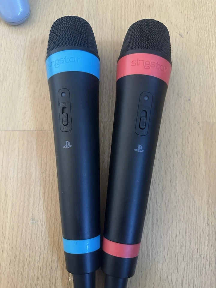 Sony SingStar Wireless Mikrofone - Set OHNE Receiver für PS 3 Playstation 3