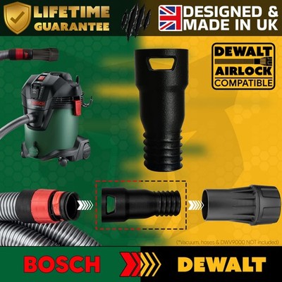 Bosch AdvancedVac 20 auf DeWalt AirLock DWV9000 Staubabsaugschlauch Adapter