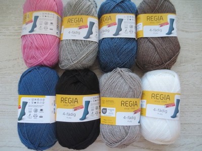 ( 65/kg) 50g Schachenmayr Regia 4- fädig, einfarbige Sockenwolle Garn