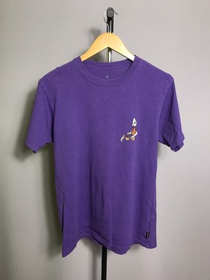 Snow Peak Japan Relaxed Camping Graphic Kurzarm T-Shirt Lila Gr.M