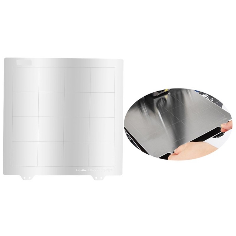 3D Printer Steel Sheet Pre-applied PEI Platform Panel Kit 2PCS 300x300mm 11.8in