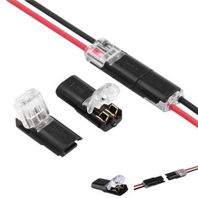 SMARTIFY SHOP 10x Steckverbindung 2 Polig Auto Stecker KFZ Kabel Steckverbinder Wasserdicht