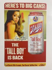 Schlitz Beer Malt Liquor Metal Sign - Cynthia Myers - Tall Boy  Retro Go Gusto