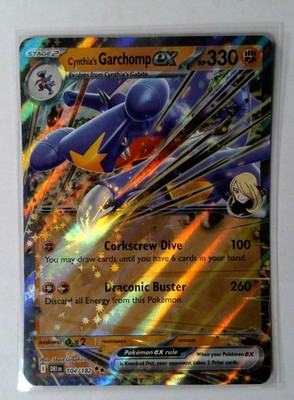 Cynthias Garchomp 104/182 EX DR1 Pokmon TCG