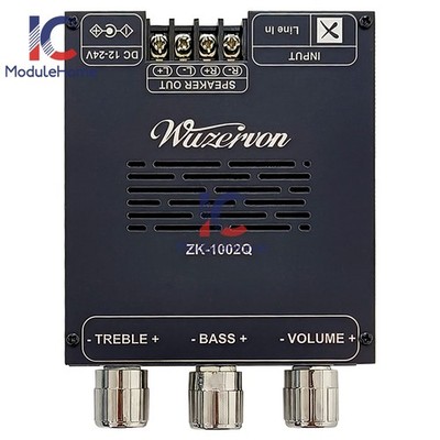 ZK-1002Q Bluetooth Digital Amplifier Board QCC3034+TPA3116 APTX