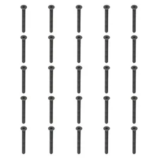 20 Pcs M5 x 50 mm Flat Countersunk Head Socket Cap Machine Screws Full Thread