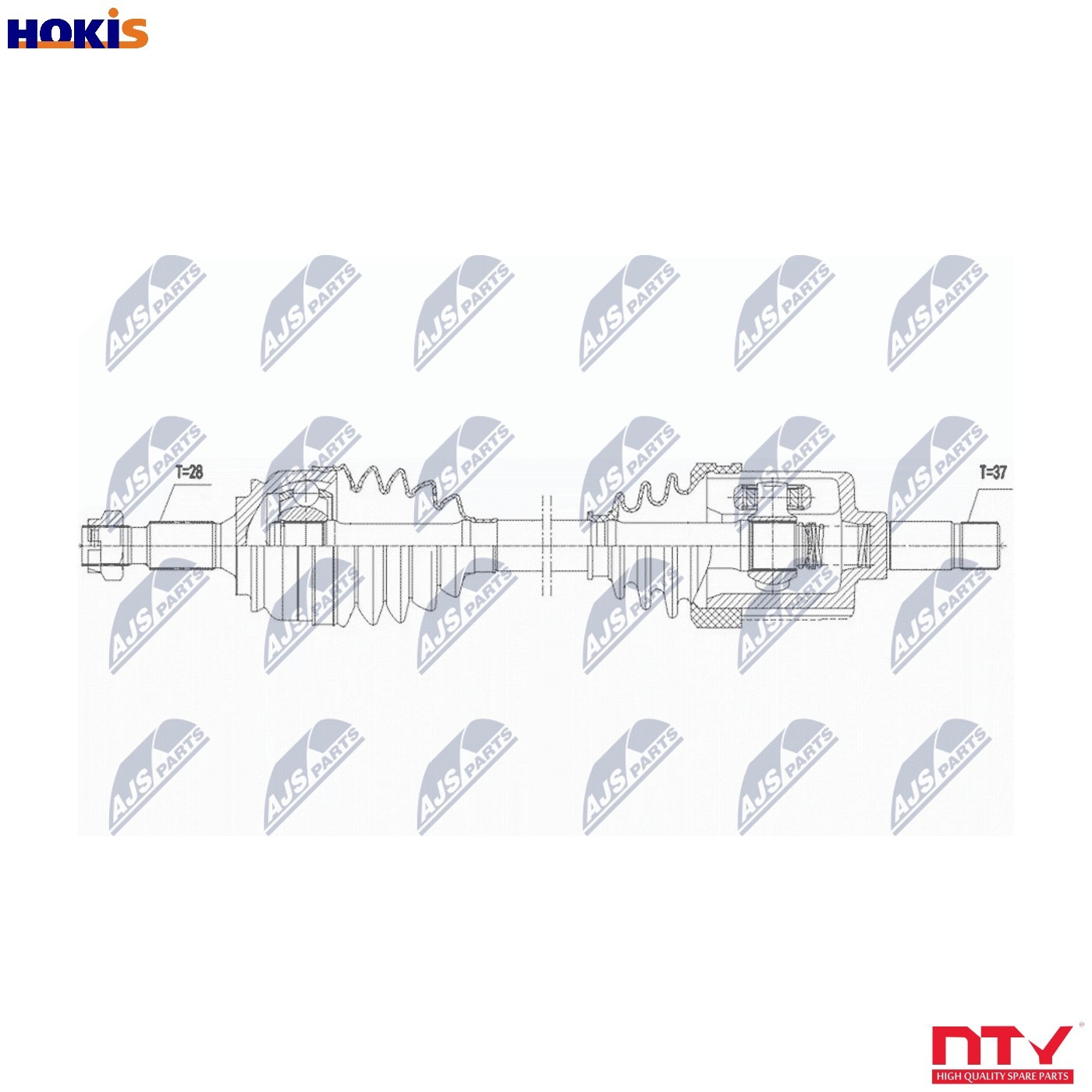 N.T.Y. NPW-CT-131.NTY Drive Shaft for CITROËN,PEUGEOT - Image 6