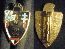 INSIGNE MILITAIRE – 2° RÉGIMENT DU GÉNIE -  A.B. Éd. ATLAS