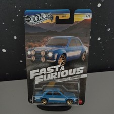 Hot Wheels Fast And Furious Brian O'Conner 1970 Ford Escort RS1600 Blue