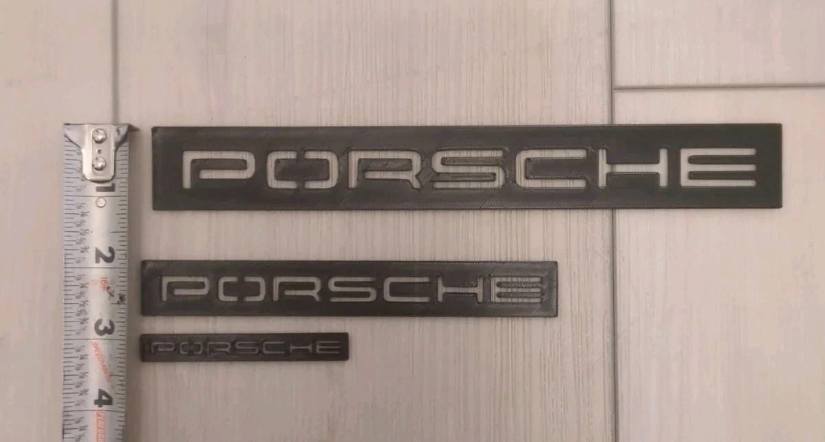 ポルシェステンシル額 ポルシェステンシル額 Porsche Logos Stencil Sets - 3 Sizes - 3