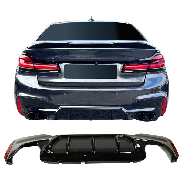 HeckschüRzeneinsatz, Jom, Passend FüR BMW 5Er G30 / G31 Lci, Bj.: 2021-, M Sp...-image