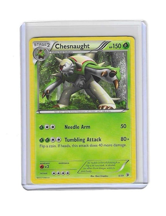 Pokemon Kalos Starter Chesnaught 5/39