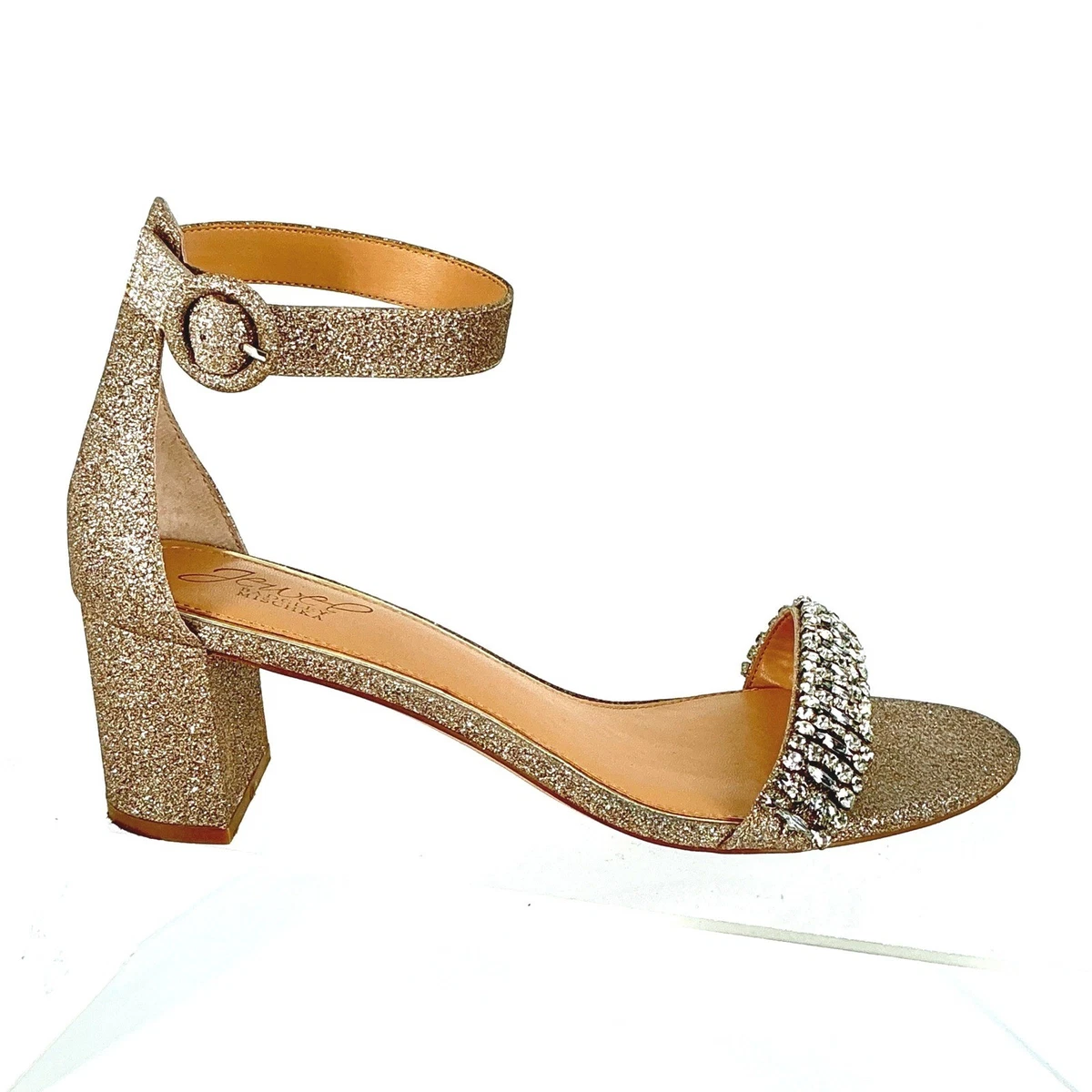 Badgley Mischka Zapatillas Lilibeth Con Tacón De 50mm | Blanco